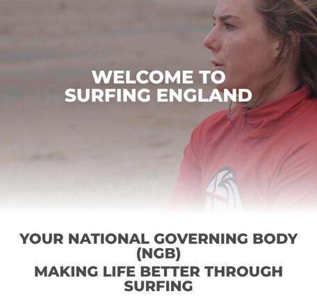 Surfing England website home page